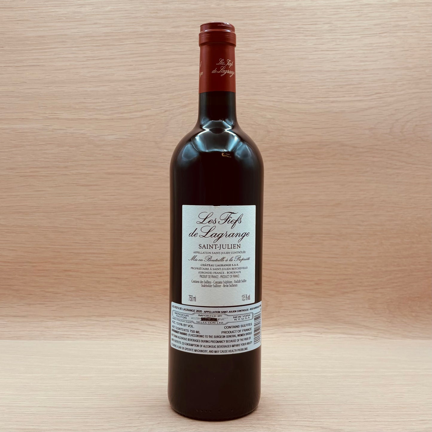 Les Fiefs de Lagrange, Saint-Julien, France, Cabernet Sauvignon blend, 2020
