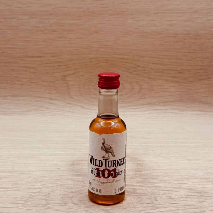 Wild Turkey, "101," Kentucky Straight Bourbon, 50ml