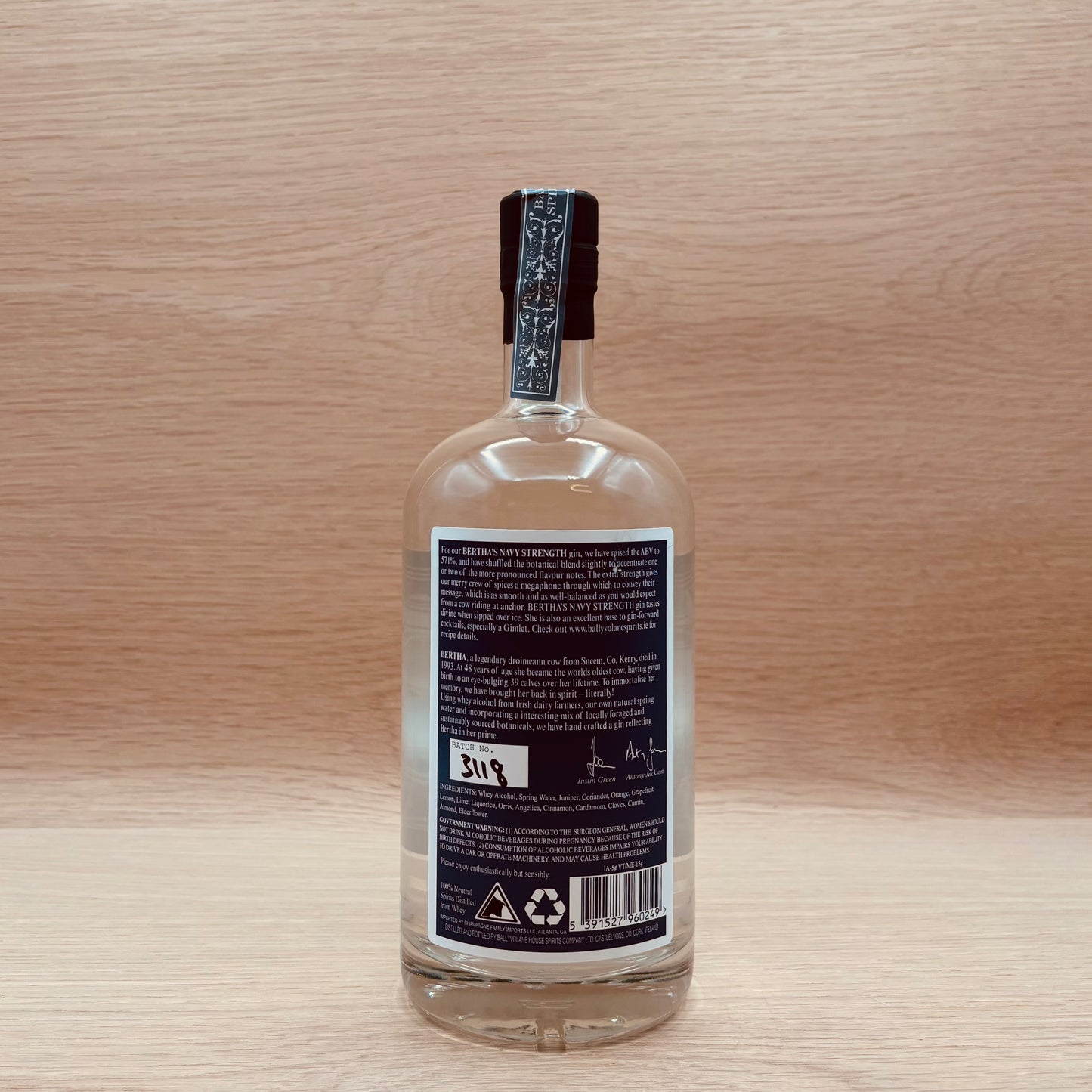 Bertha's, Revenge Navy Strength Irish Milk Gin