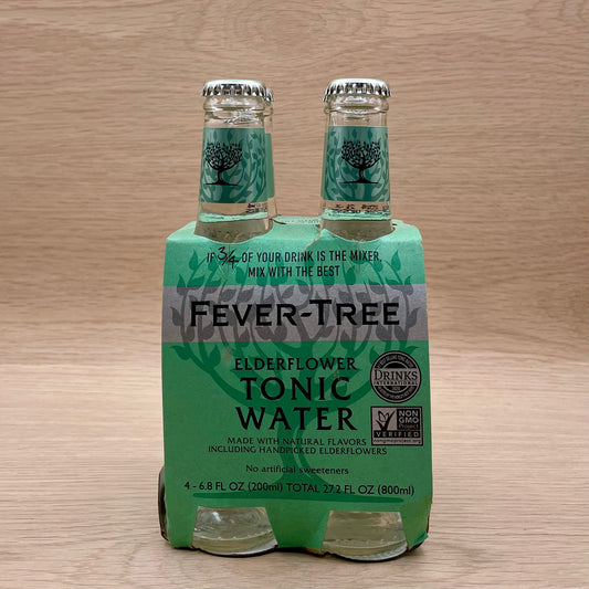 Fever Tree, Elderflower Tonic, 4 pack