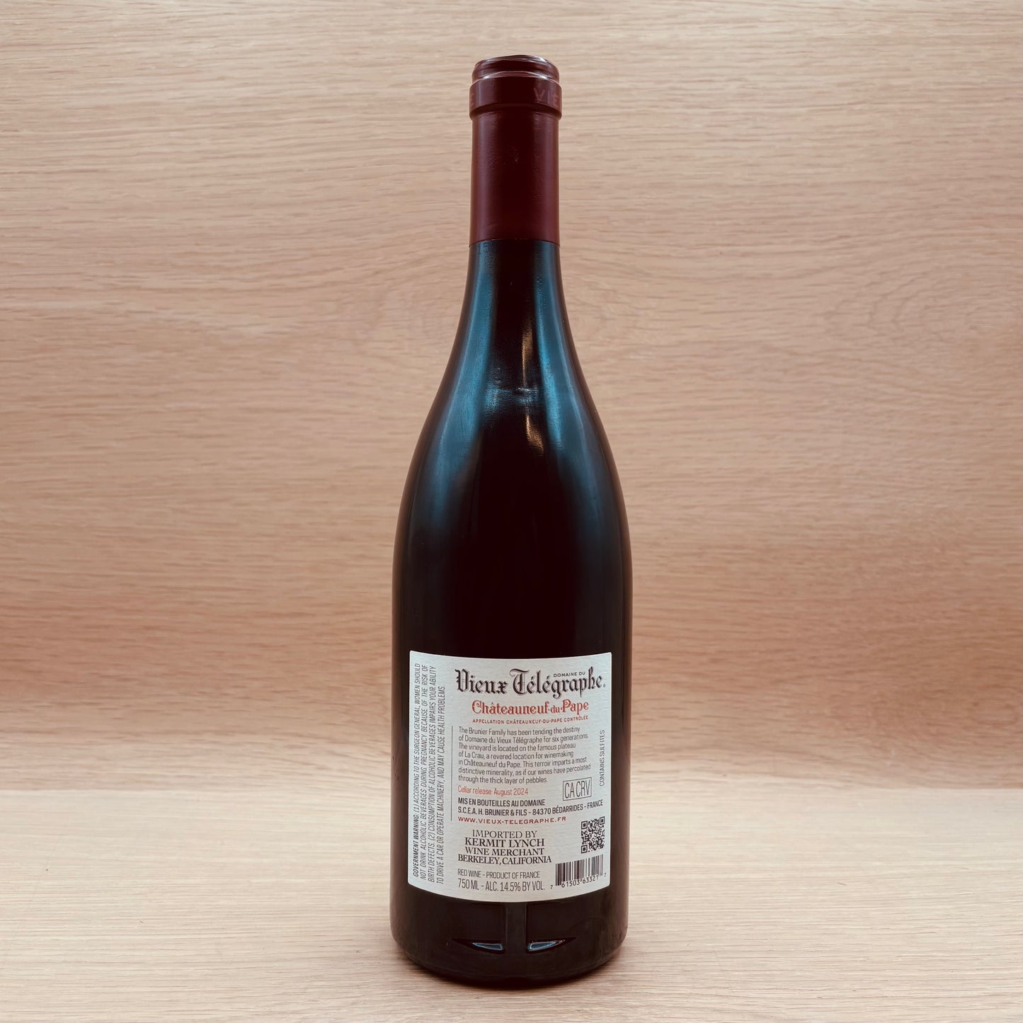 Vieux Télégraphe, "La Crau," Châteauneuf-du-Pape, France, Grenache Blend, 2013