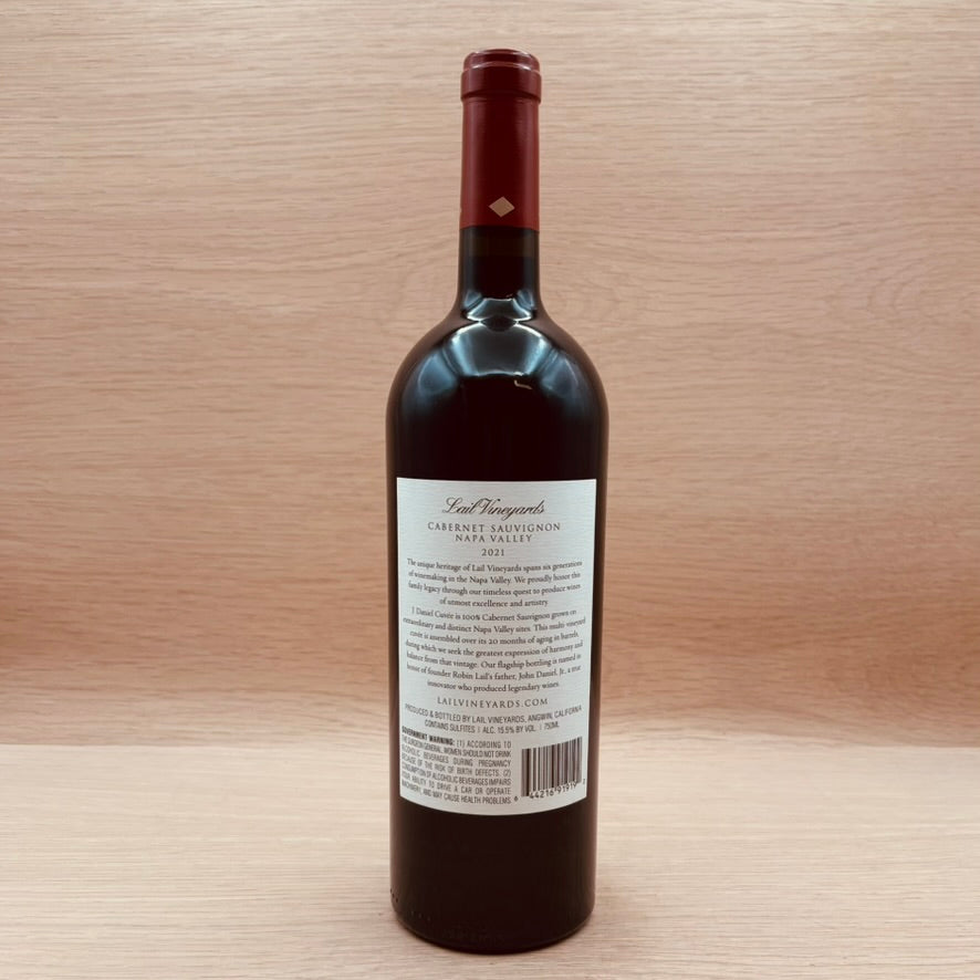 Lail Vineyards, "J. Daniel Cuvée," Napa Valley, California, Cabernet Sauvignon, 2021