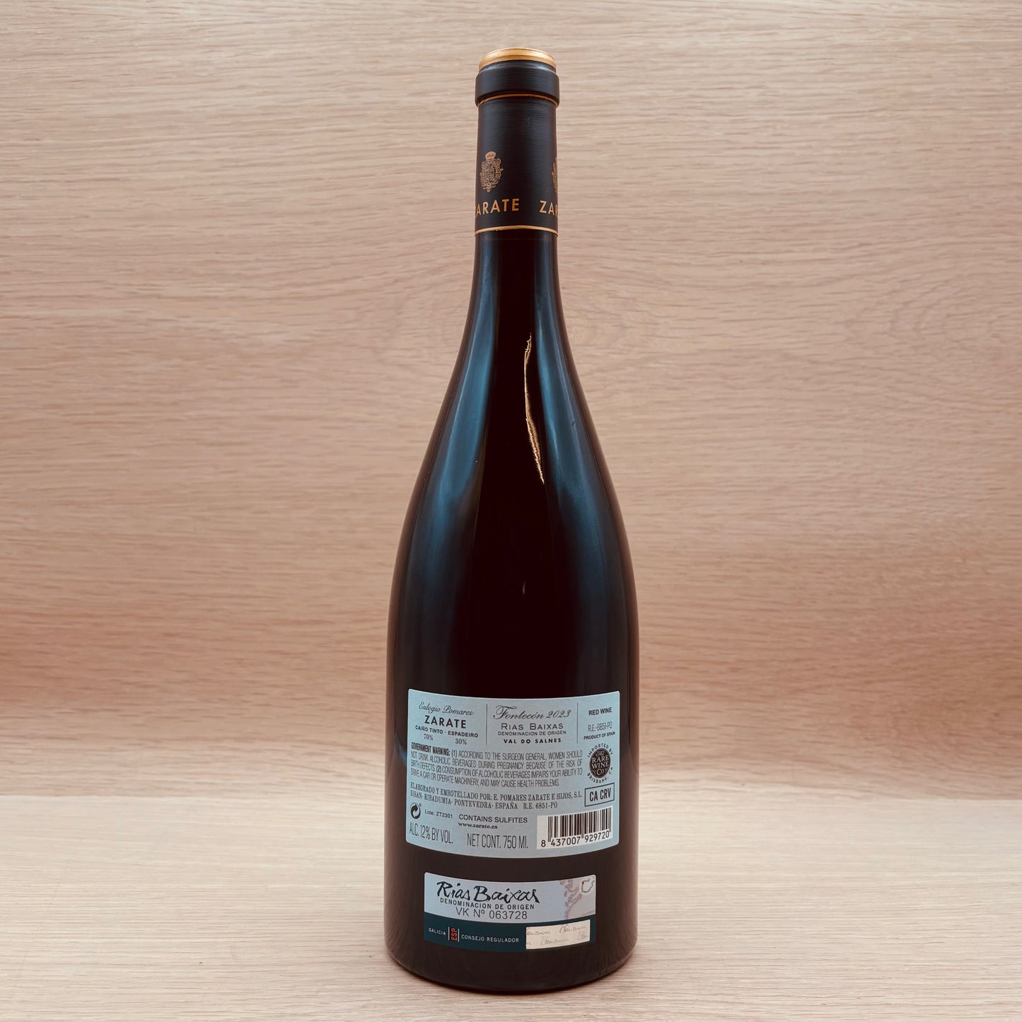 Zarate, "Fontecón Tinto," Rias Baixas, Spain, Caiño Tinto Blend, 2023