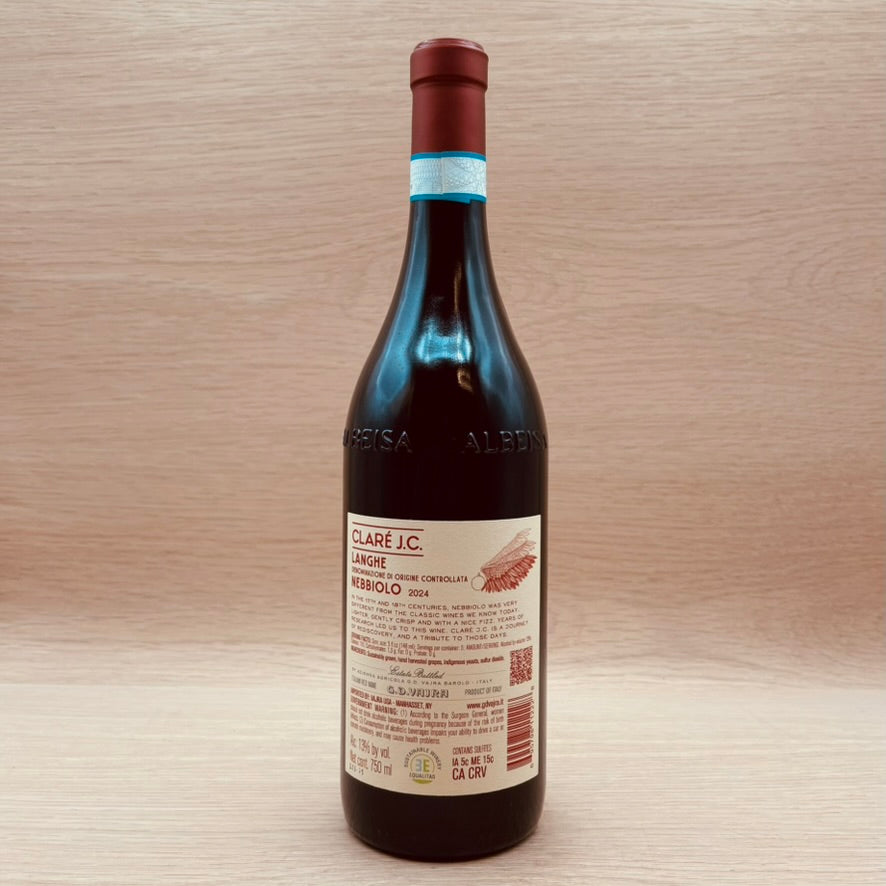 G.D Vajra, "Claré J.C," Langhe, Italy, Nebbiolo, 2024
