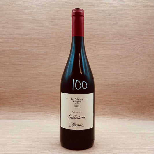 Domaine Guiberteau, "Les Arboises Monopole," Saumur, France, Cabernet Franc, 2022