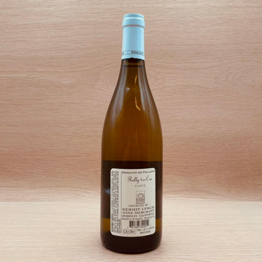 Domaine de Villaine, "Cloux," Rully 1er Cru, France, Chardonnay, 2022