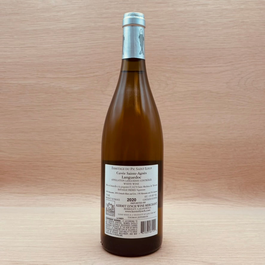 Ermítage du Pic Saint Loup, "Sainte Agnès," Languedoc, France, Roussanne blend, 2020