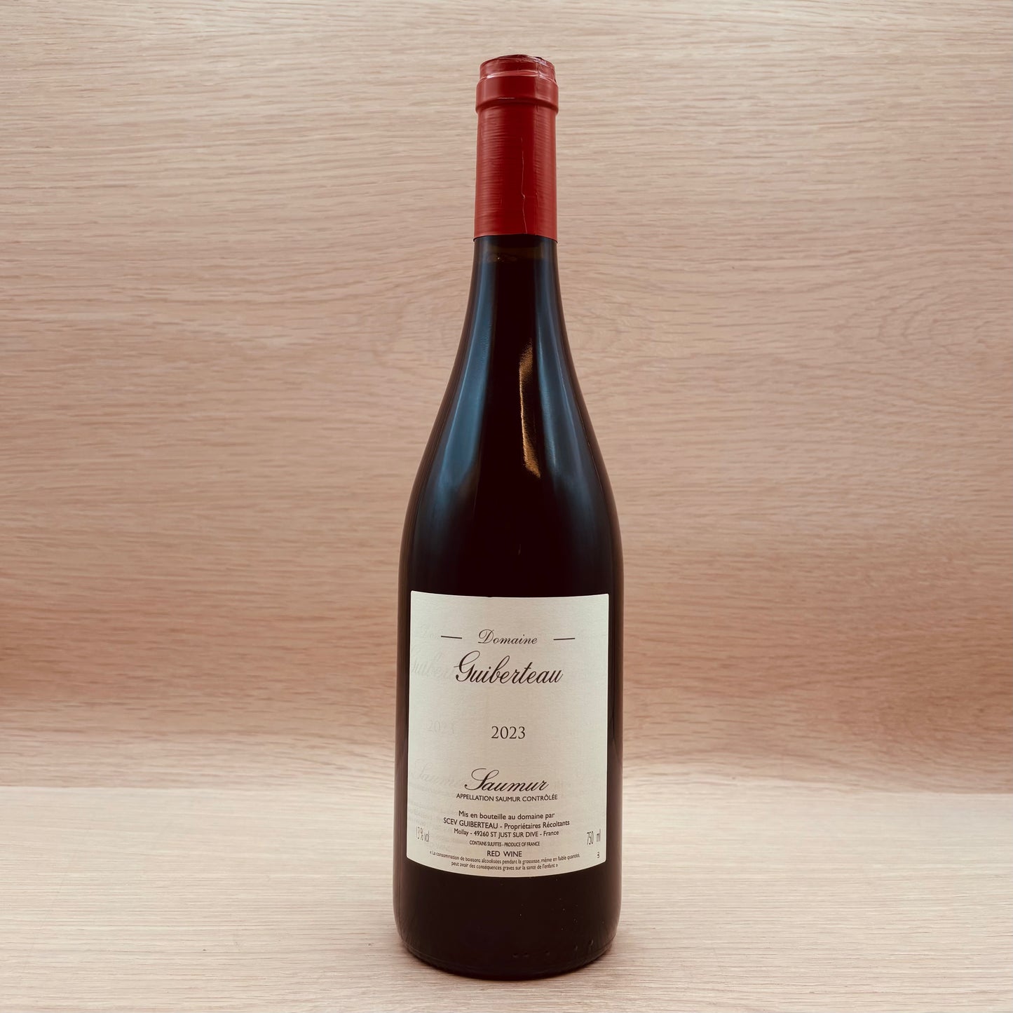Domaine Guiberteau, "Rouge," Saumur, France, Cabernet Franc, 2023