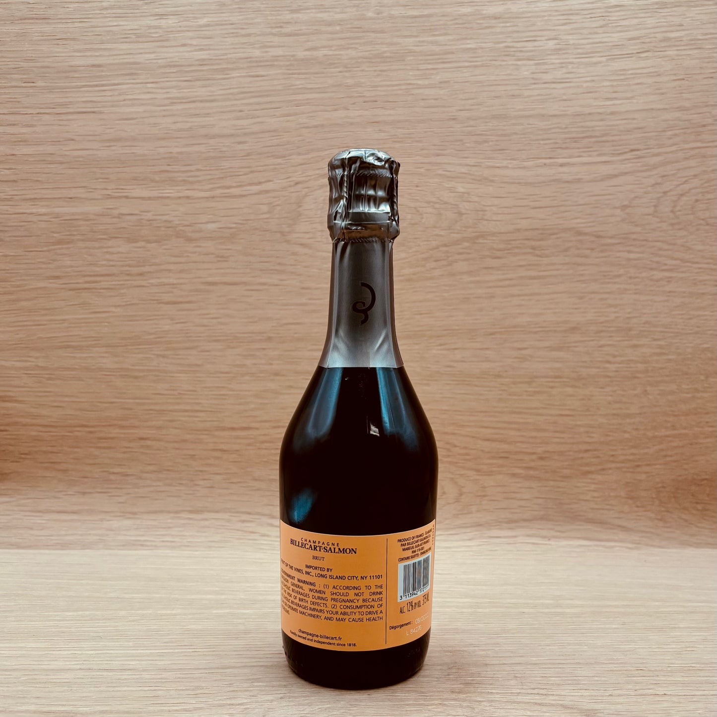 Billecart-Salmon Champagne, "Brut Rose," Mareuil-sur-Aÿ, France, Chardonnay Blend, 375 ml