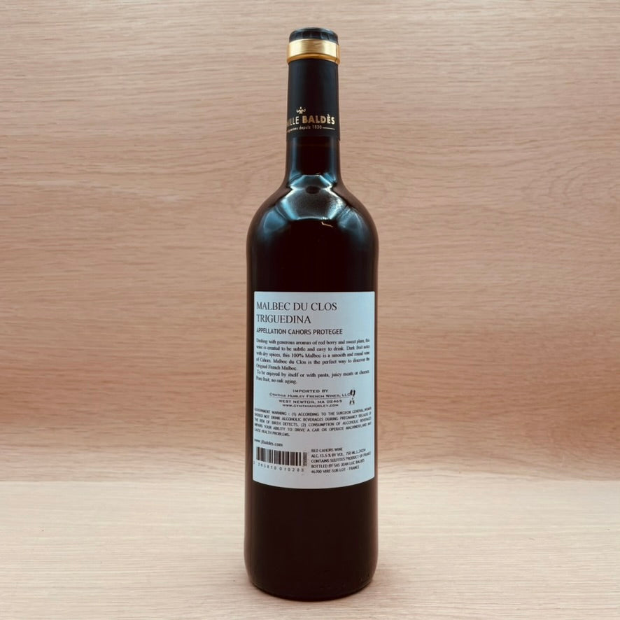 Famille Baldes, "Clos," Cahors, France, Malbec, 2022