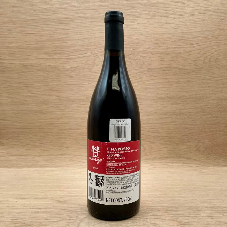 Murgo, Mount Etna, Italy, Nerello Mascalese, 2022