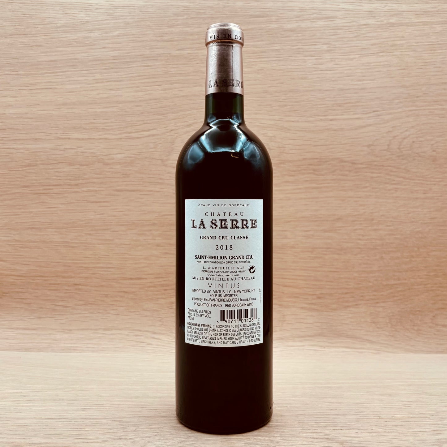 Château La Serre, Saint-Emilion Grand Cru Classé, France, Merlot blend, 2019