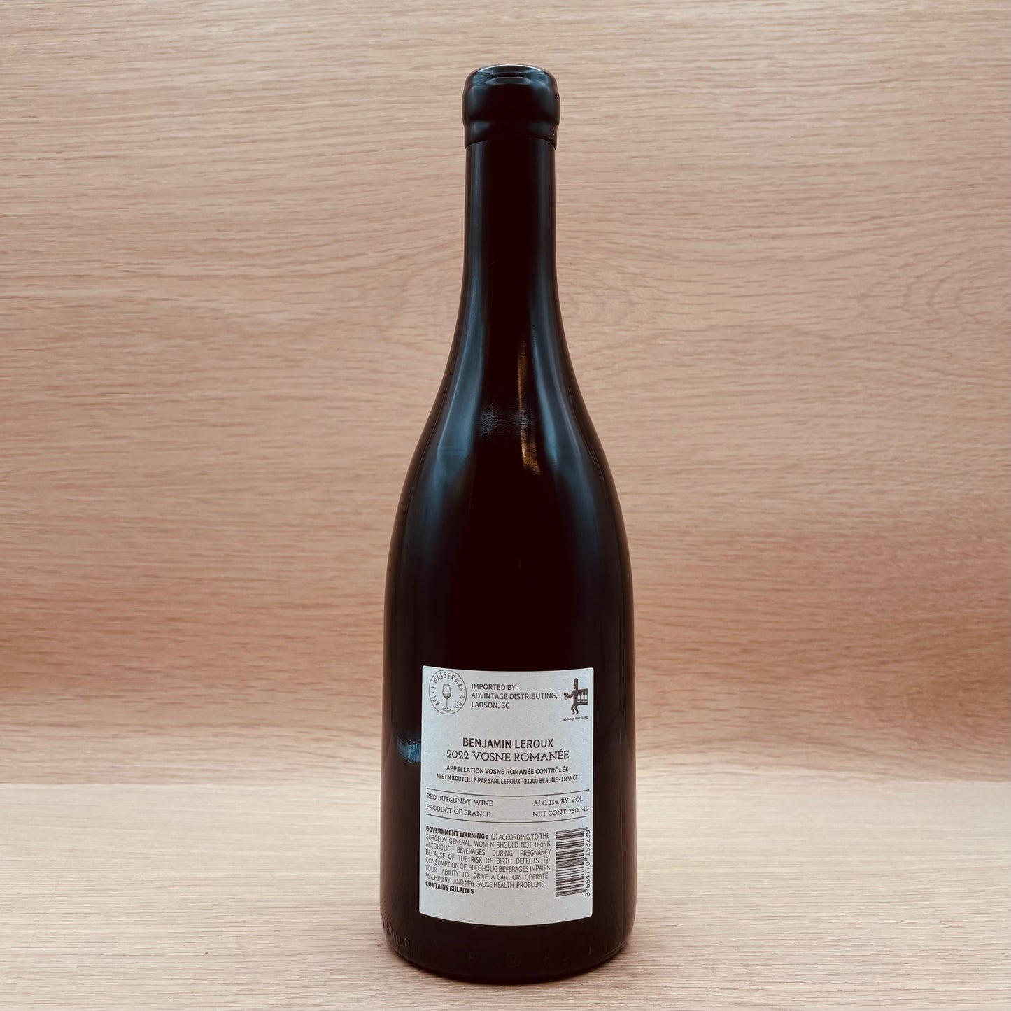 Benjamin Leroux, Vosne-Romanée, France, Pinot Noir, 2022