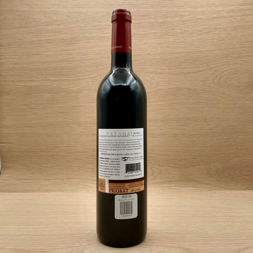 Pasanau, "Fina La Planeta," Priorat, Spain, Red Blend, 2016