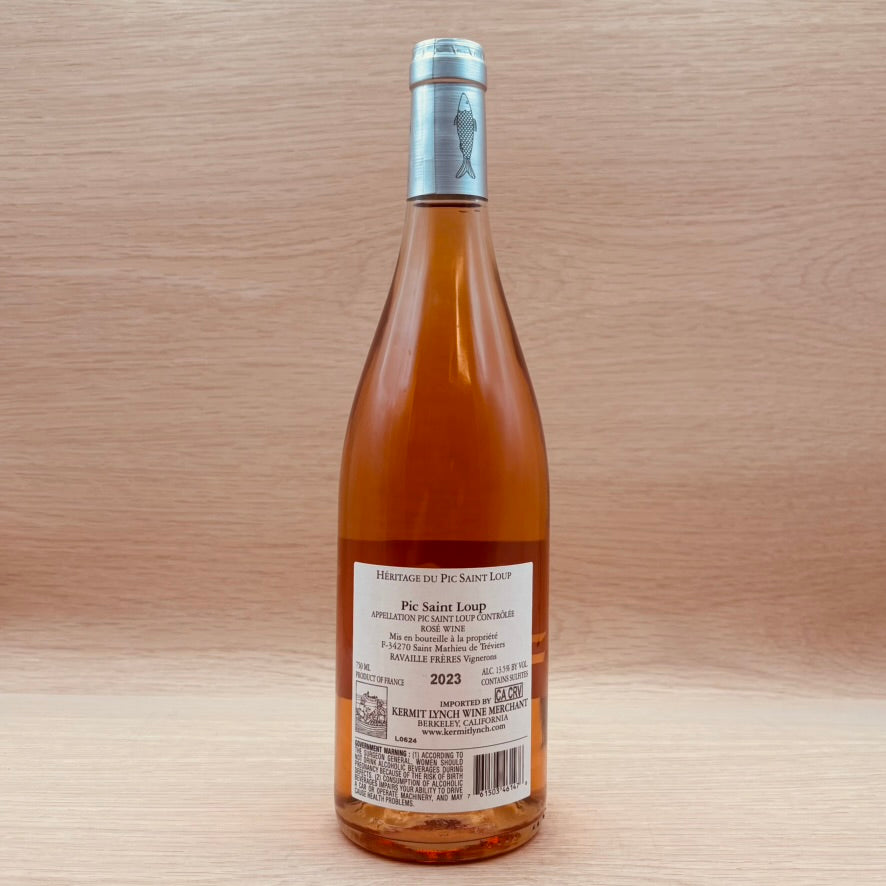Héritage du Pic Saint Loup, "Comme trois poissons dans l'eau," Rose, Pic Saint Loup, France, Syrah blend, 2025