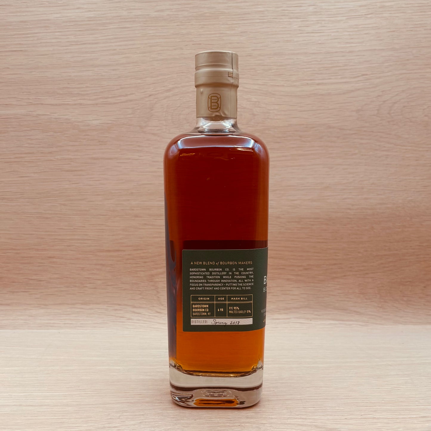 Bardstown Bourbon Company, "Origin Series," Rye Whiskey, Kentucky