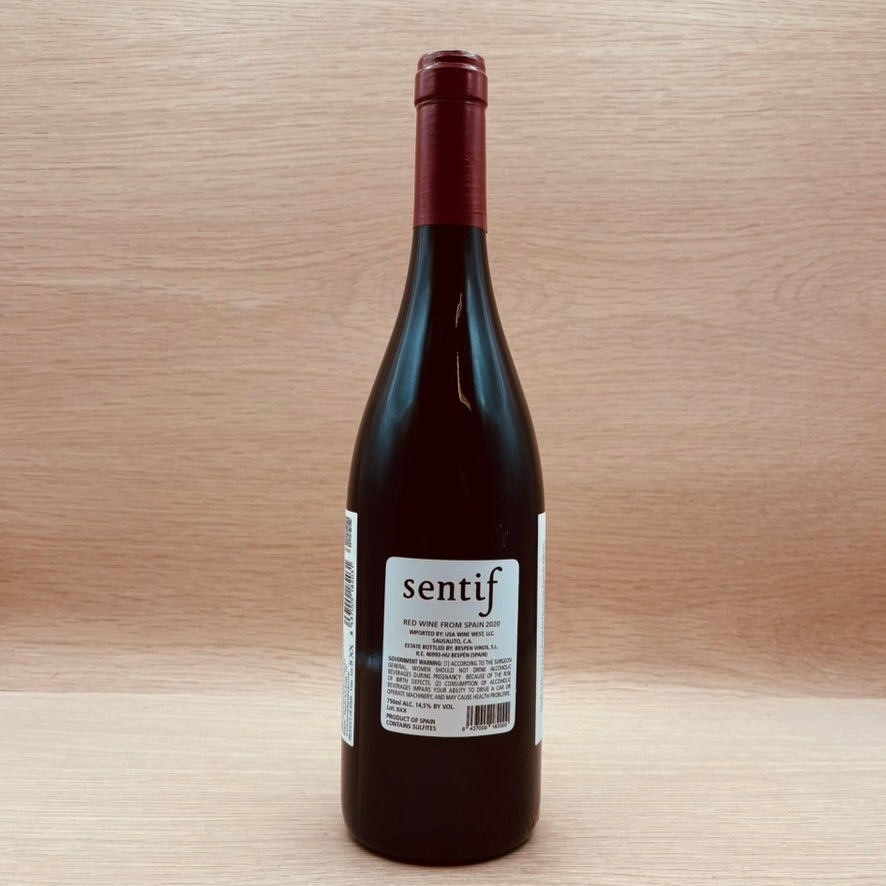 Estrada Palacio, "Sentif Tinto," Somotano, Spain, Tempranillo Blend, 2020