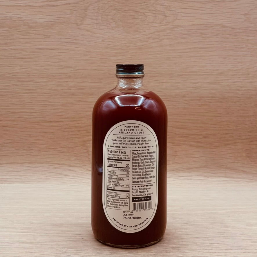 Pappy & Company, Bloody Mary Mix with Barrel-Aged Pepper Mash, 503ml