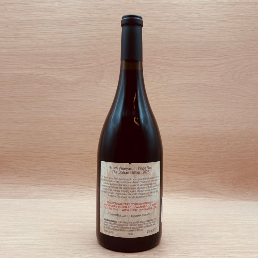 Hirsch Vineyards, "The Bohan-Dillon," West Sonoma Coast, California, Pinot Noir, 2023