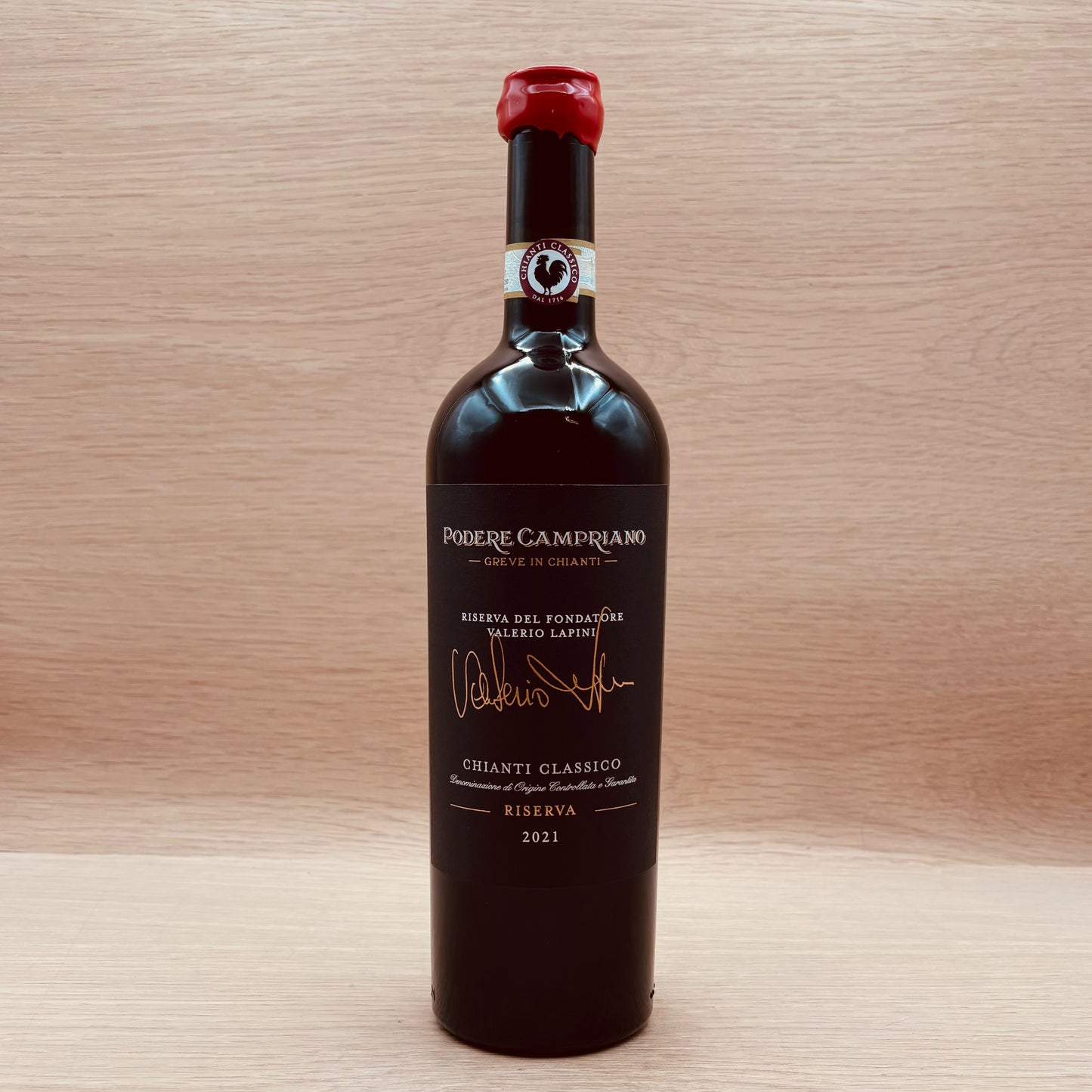 Podere Campriano, "Fondatore," Chianti Classico Riserva, Italy, Sangiovese, 2021