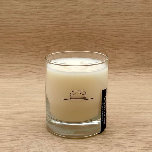 Ranger Station, "Leather & pine," Candle 8.5oz