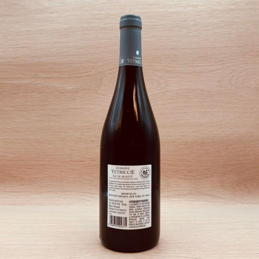 Domaine Vetriccie, "Île de Beauté Rouge," Corsica, France, Red Blend, 2023