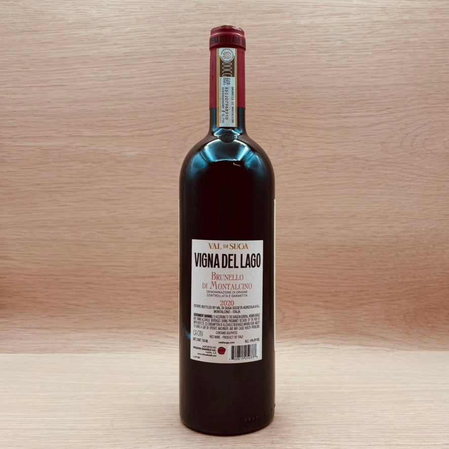 Val de Suga, "Vigna del Lago," Brunello di Montalcino, Italy, Sangiovese, 2020