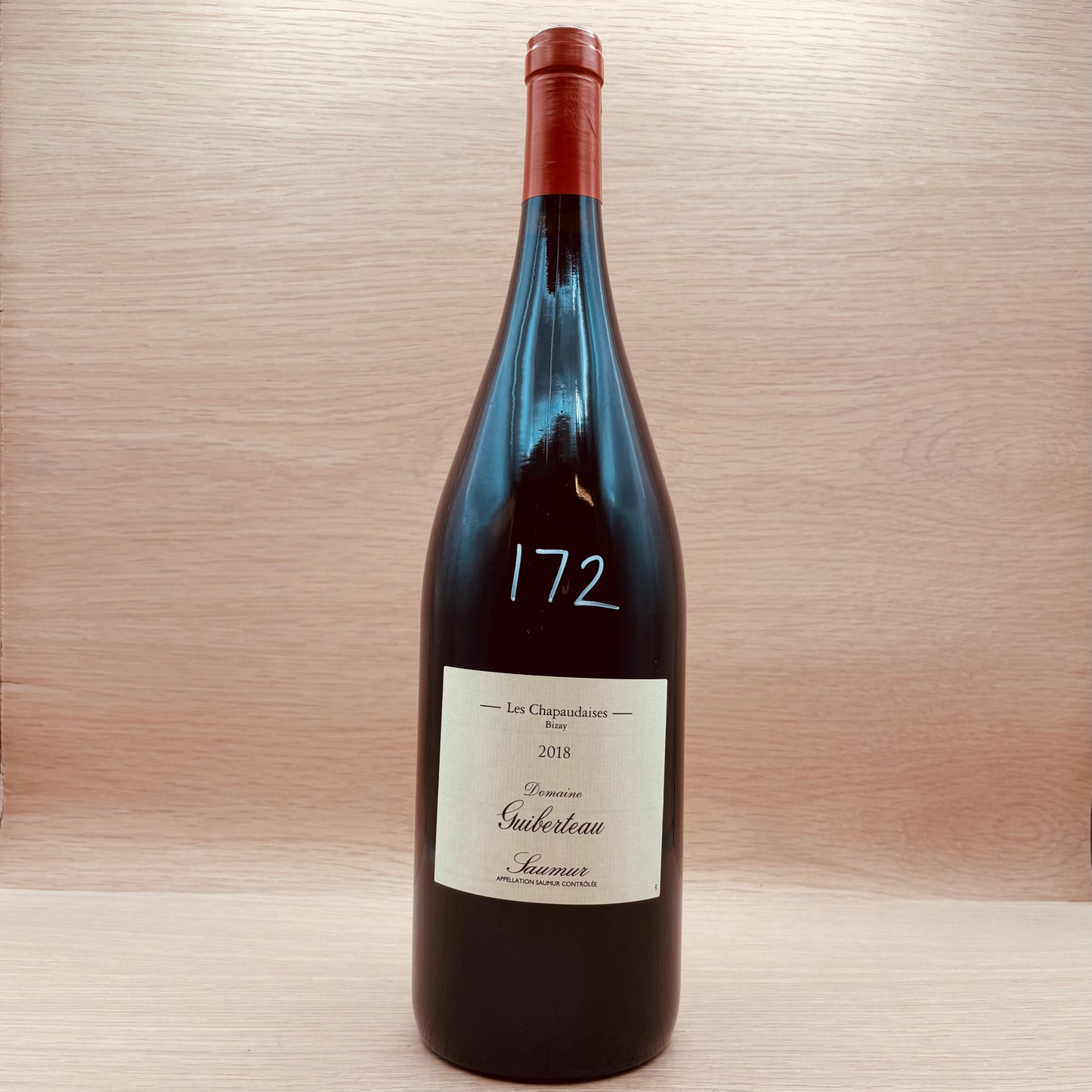 Domaine Guiberteau, "Les Chapaudaises," Saumur, France, Cabernet Franc, 2018, 1.5L