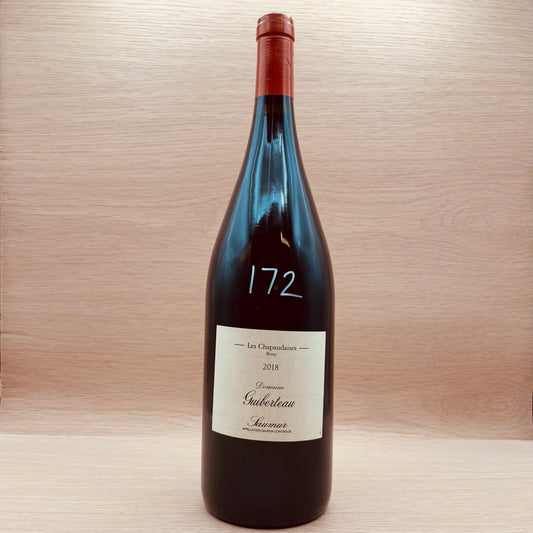 Domaine Guiberteau, "Les Chapaudaises," Saumur, France, Cabernet Franc, 2018, 1.5L
