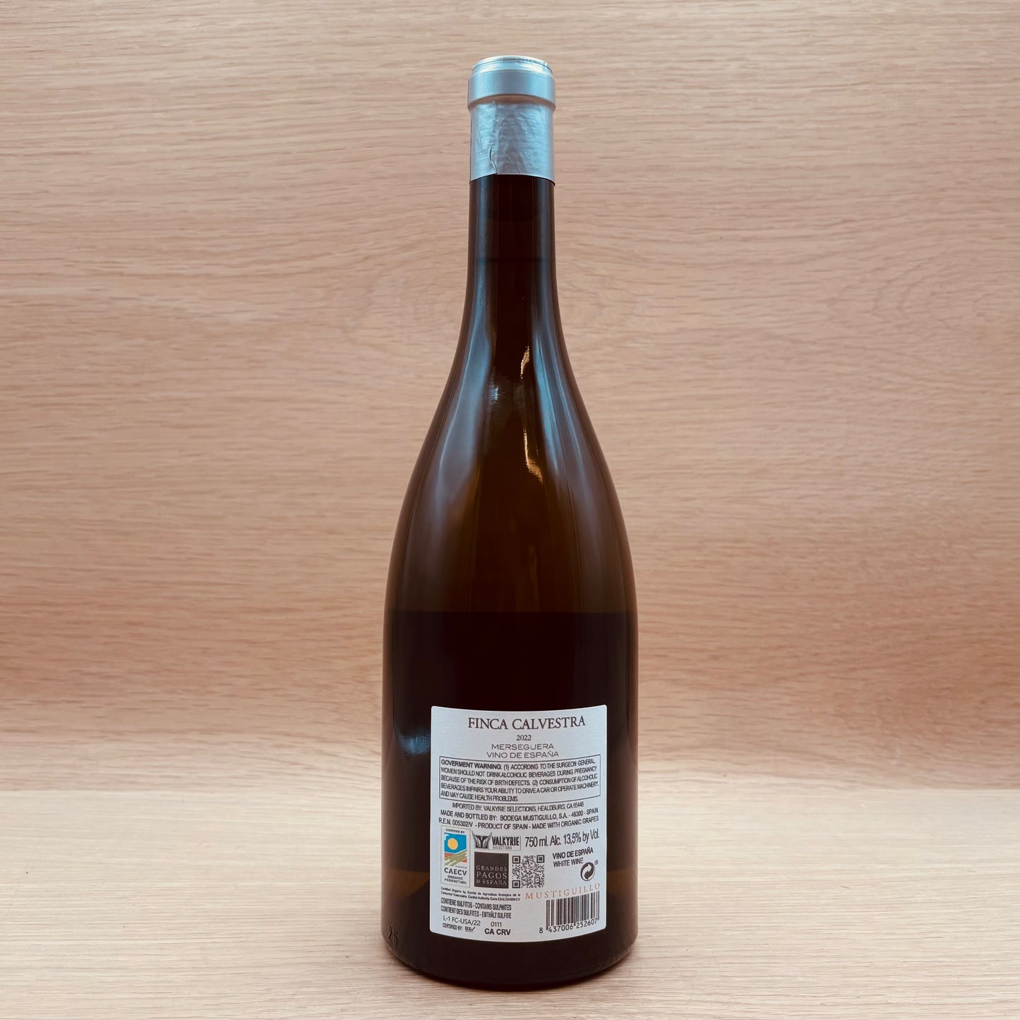 Mustiguillo, "Finca Calvestra," Viña de España, Spain, Merseguera, 2022