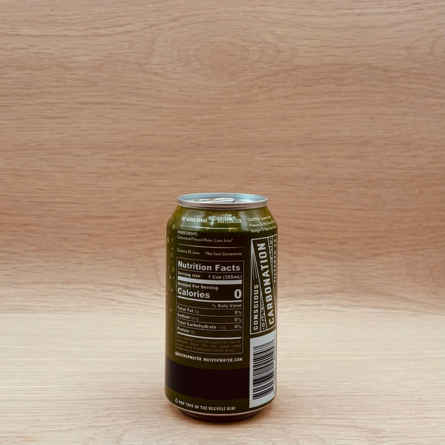 Maypop, Lime Sparkling Water