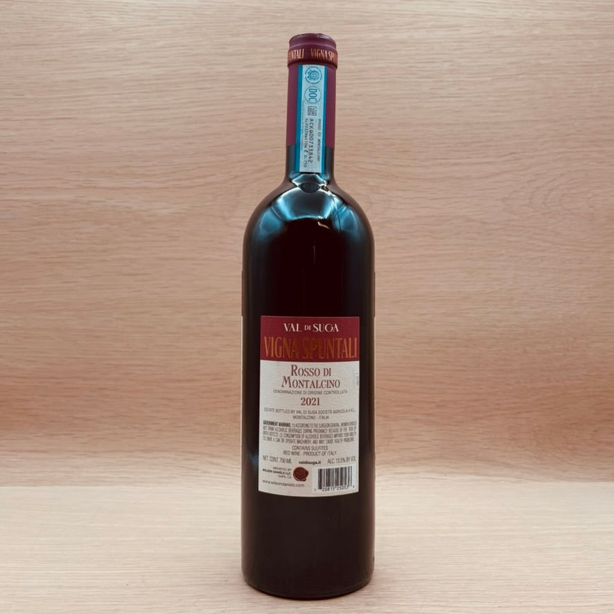 Val di Suga, "Vigna Spuntali," Rosso di Montalcino, Italy, Sangiovese, 2021