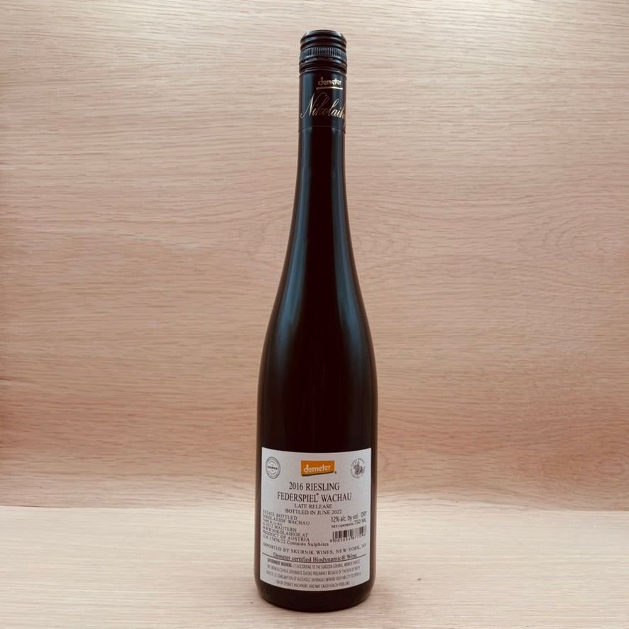 Nikolaihof, "Aus den Gärten," Wachau, Austria, Riesling Federspeil, 2016