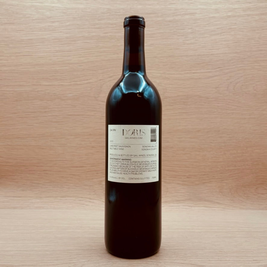 Gail Wines, "Doris," Sonoma Valley, California, Caberenet Sauvignon, 2022