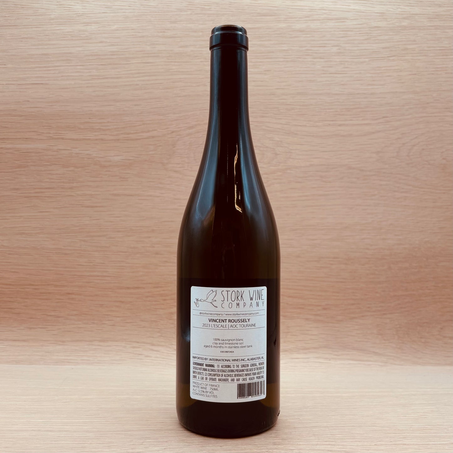 Vincent Roussely, "L'Escale," Loire Valley, France, Sauvignon Blanc, 2024