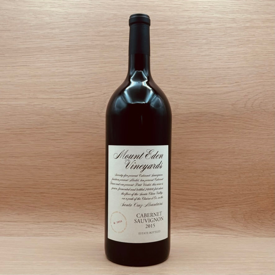 Mount Eden, "Estate," Santa Cruz Mountains, California, Cabernet Sauvignon, 2015