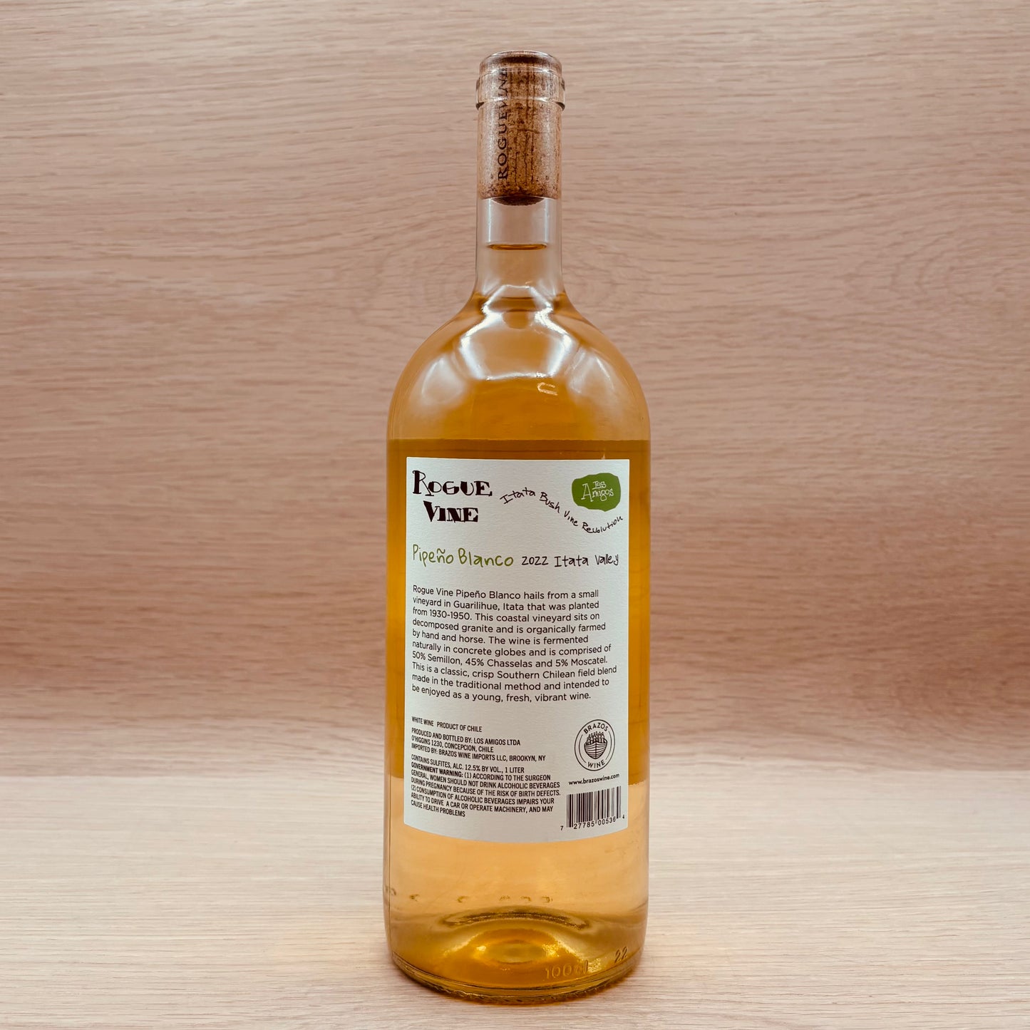 Rogue Vine, "Pipeño Blanco," Itata Valley, Chile, Semillon Blend, 2022