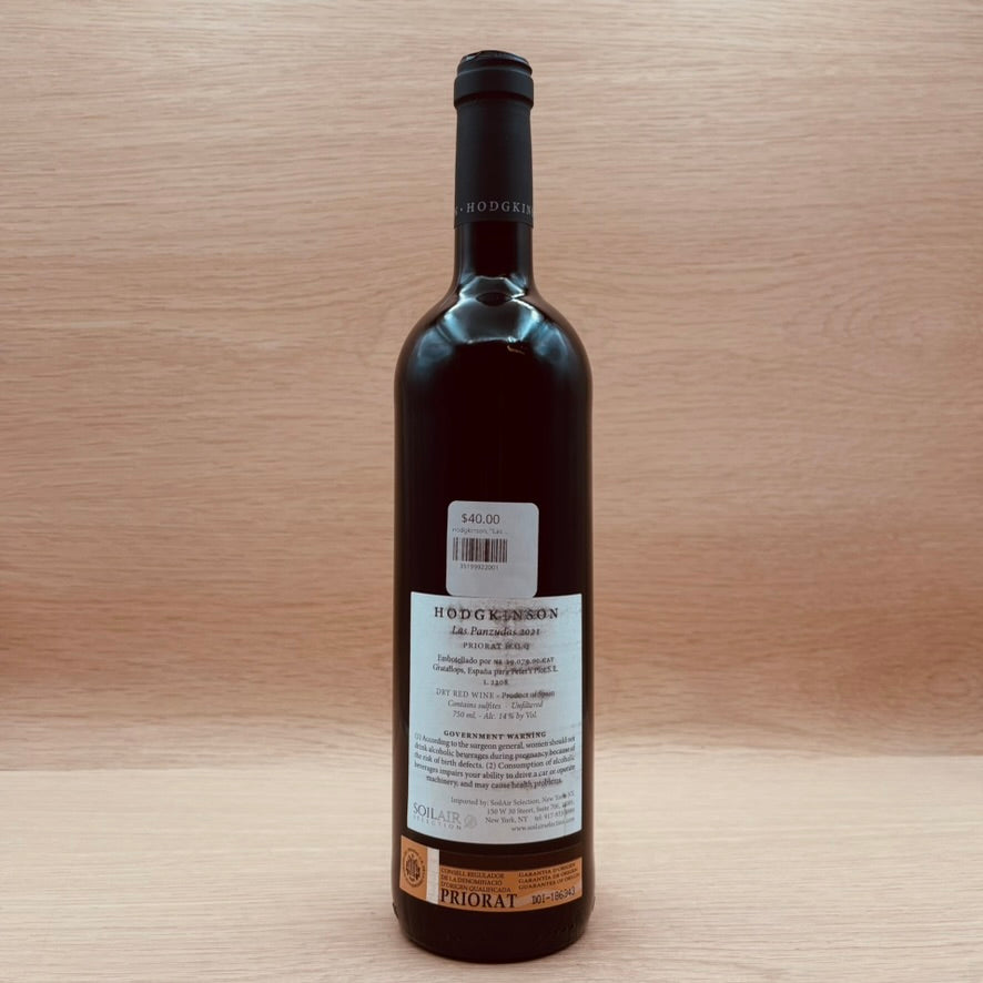 Hodgkinson, "Las Panzudas," Priorat, Spain, Garnacha Negra, 2021
