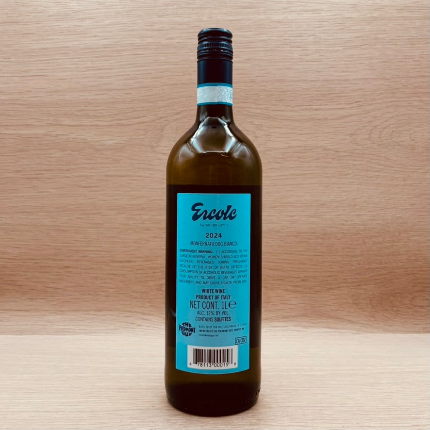 Ercole, "Bianco," Monferrato, Italy, Cortese Blend, 2024 1L