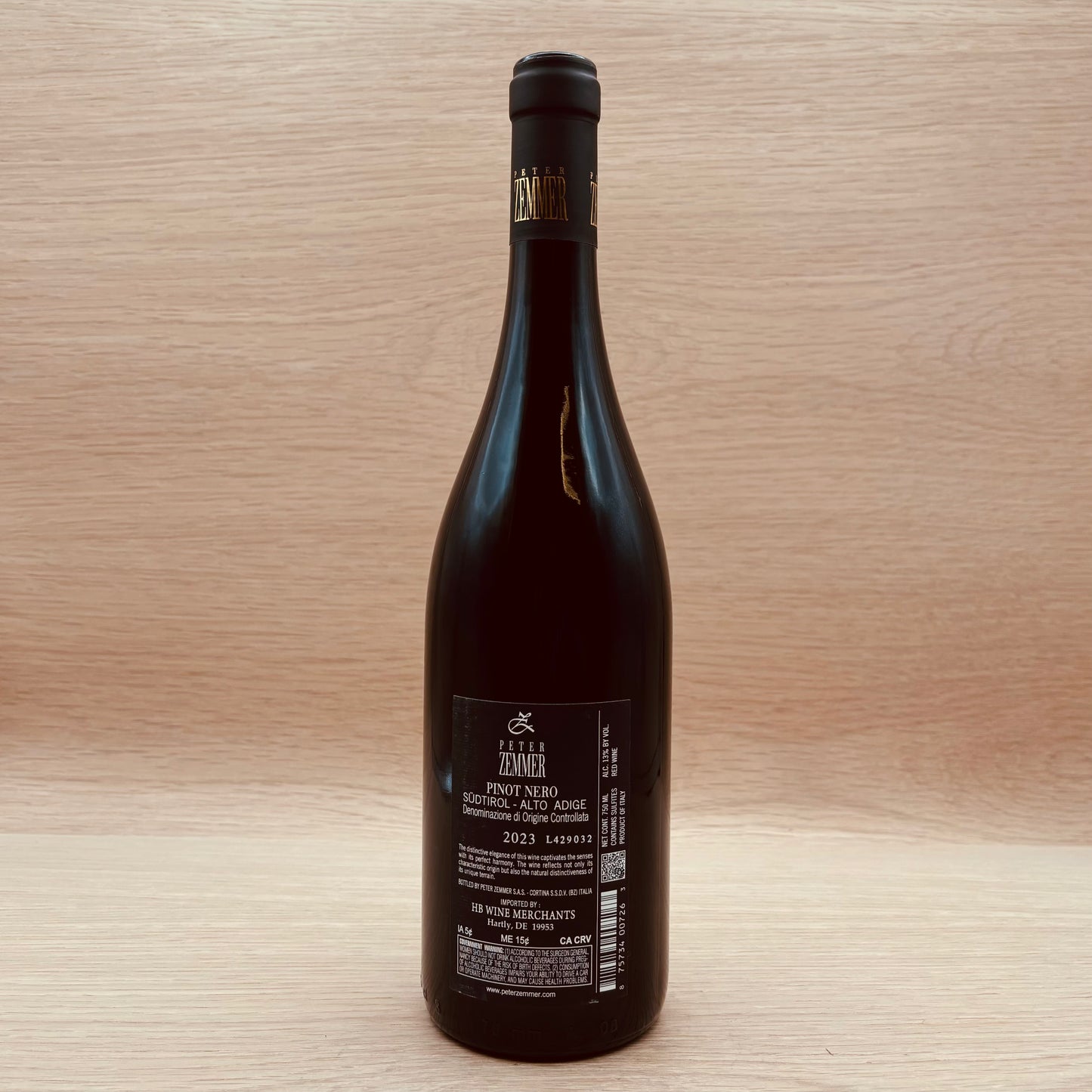 Peter Zemmer, Alto Adige, Italy, Pinot Noir, 2023