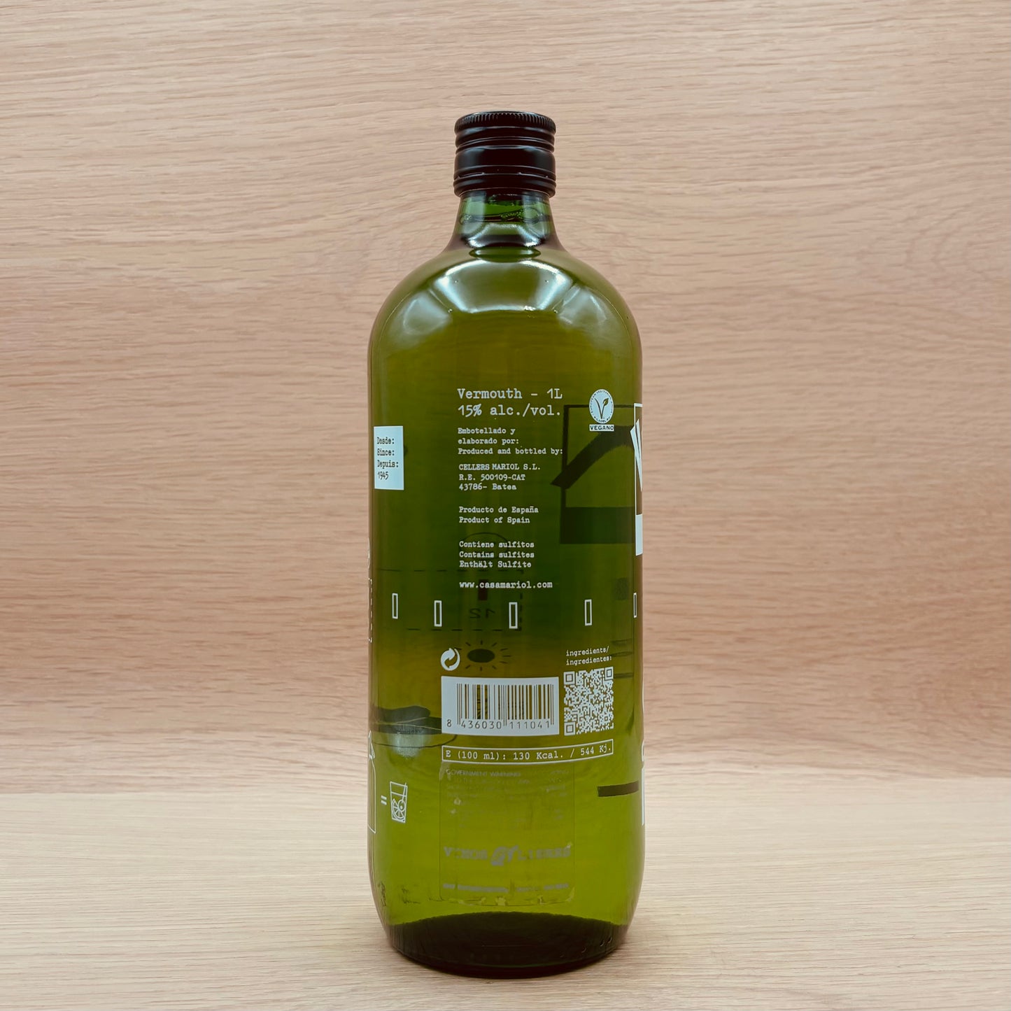 Casa Mariol, "VERMUT," Spain, Blanco Vermouth, 1L