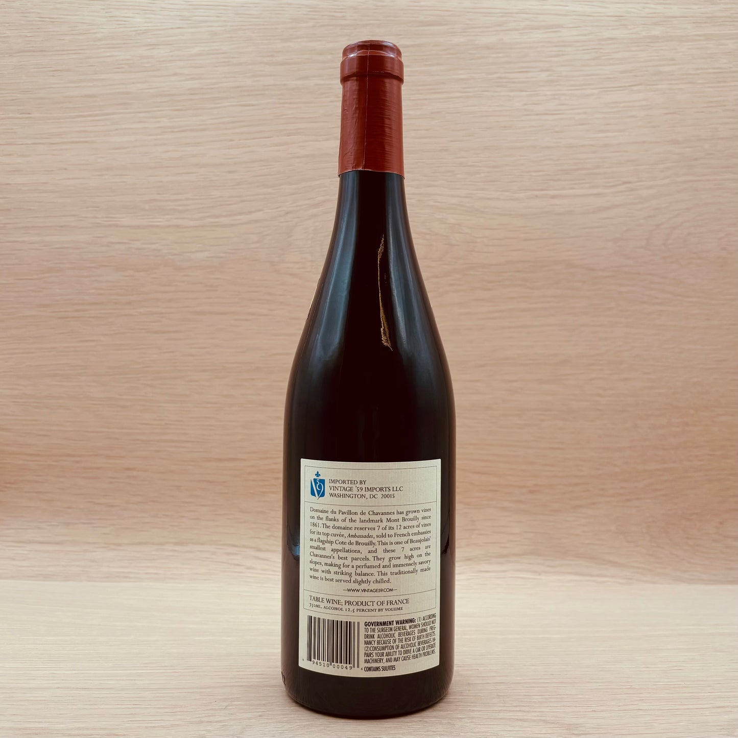 Domaine du Pavillon de Chavannes, "Cuvée des Ambassades," Côte du Brouilly, France, Gamay, 2022