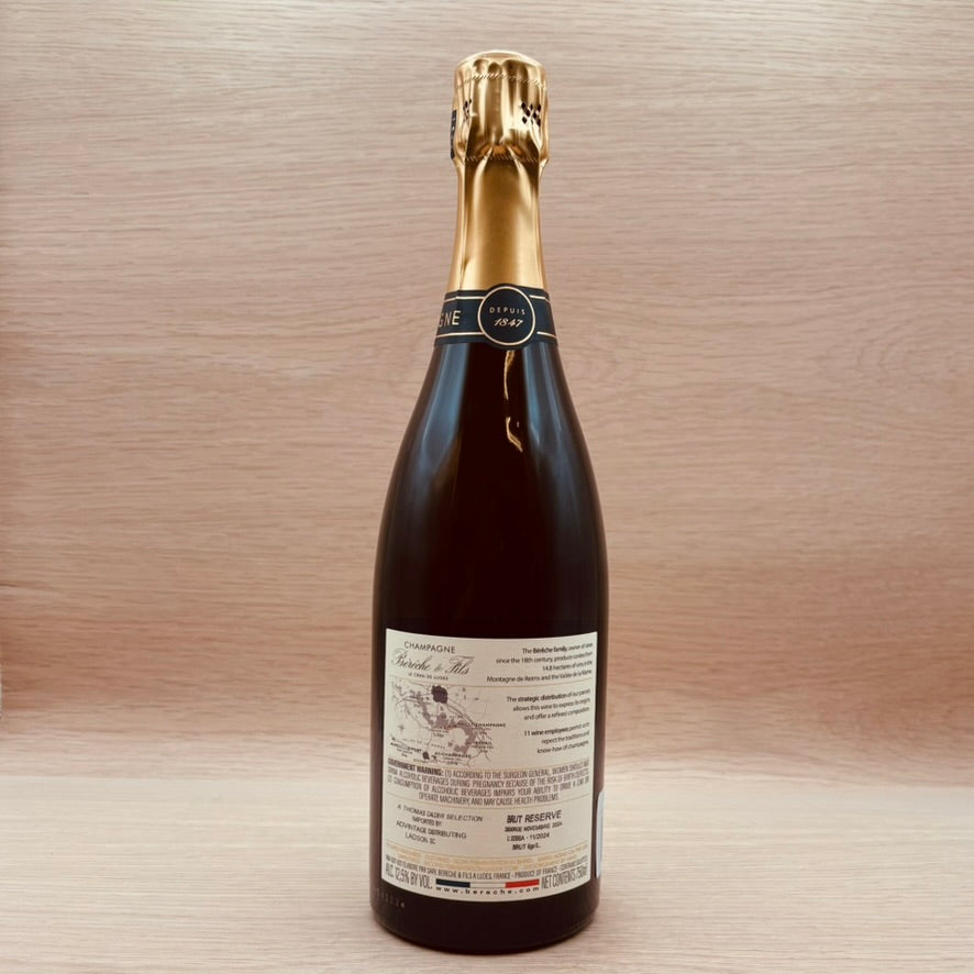 Bérêche & Fils, "Brut Réserve," Champagne, France, Champange Blend, NV