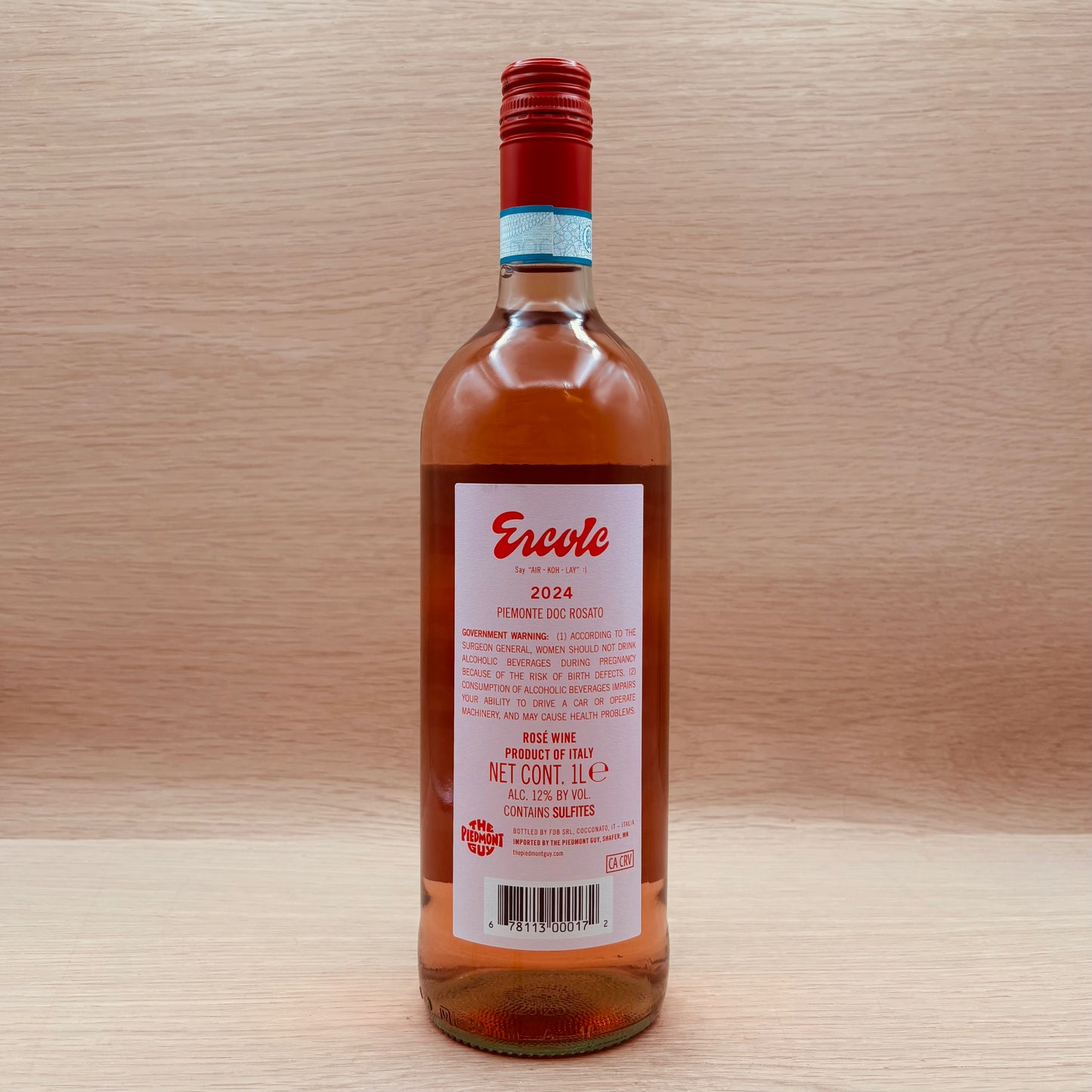 Ercole, "Rosato," Piemonte, Italy, Barbera Blend, 2024