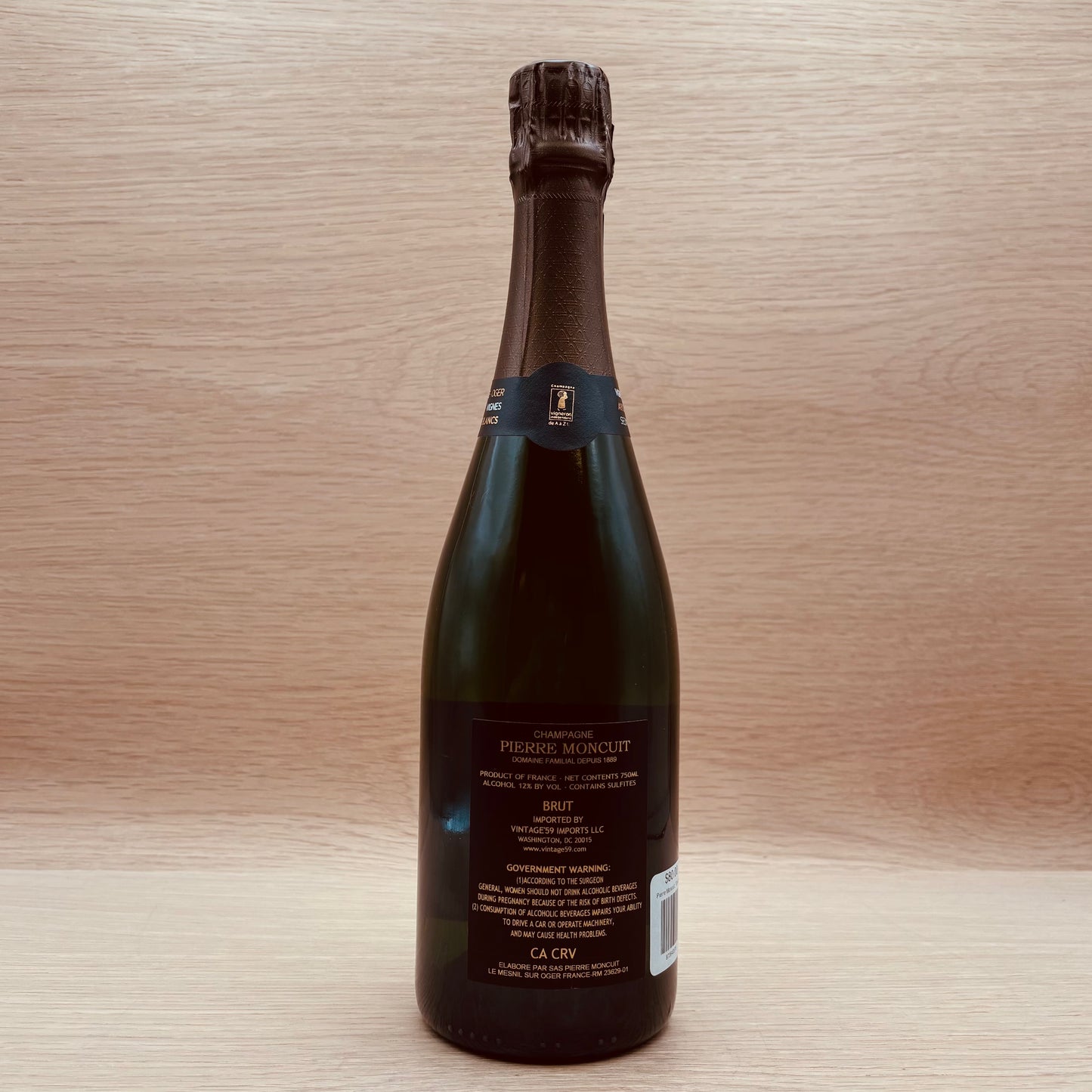 Pierre Moncuit, "Delos," Blanc de Blancs, Grand Cru Champagne, France, Chardonnay, NV