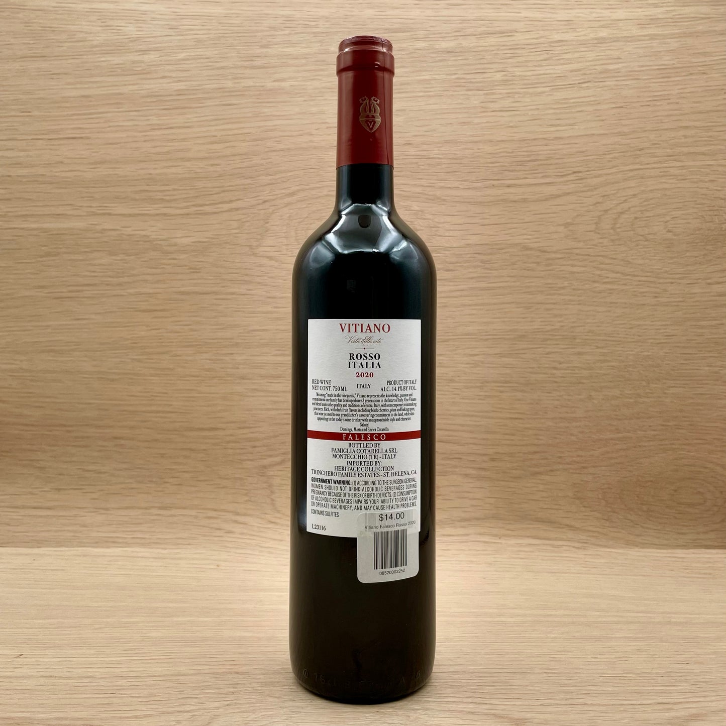 Falesco Vitiano, "Rosso," Italy, 2021