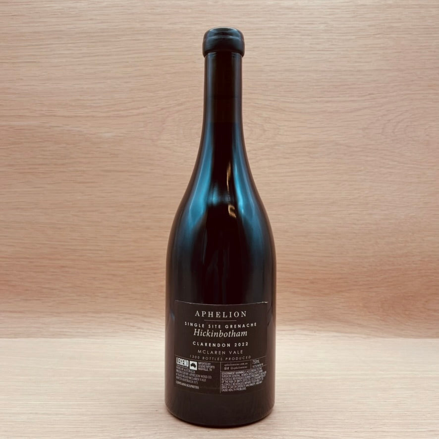 Aphelion, "Hickinbotham," McLaren Vale, Australia, Grenache, 2022