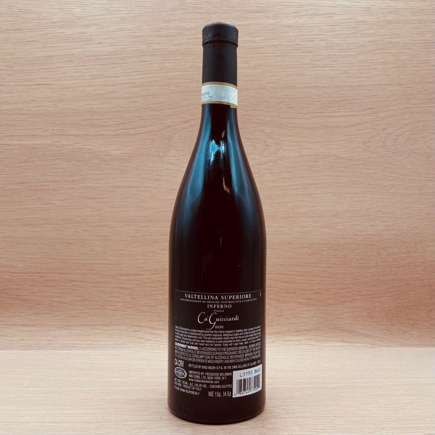 Nino Negri, "Ca' Guicciardi Inferno," Valtellina Superiore, Italy, 2020