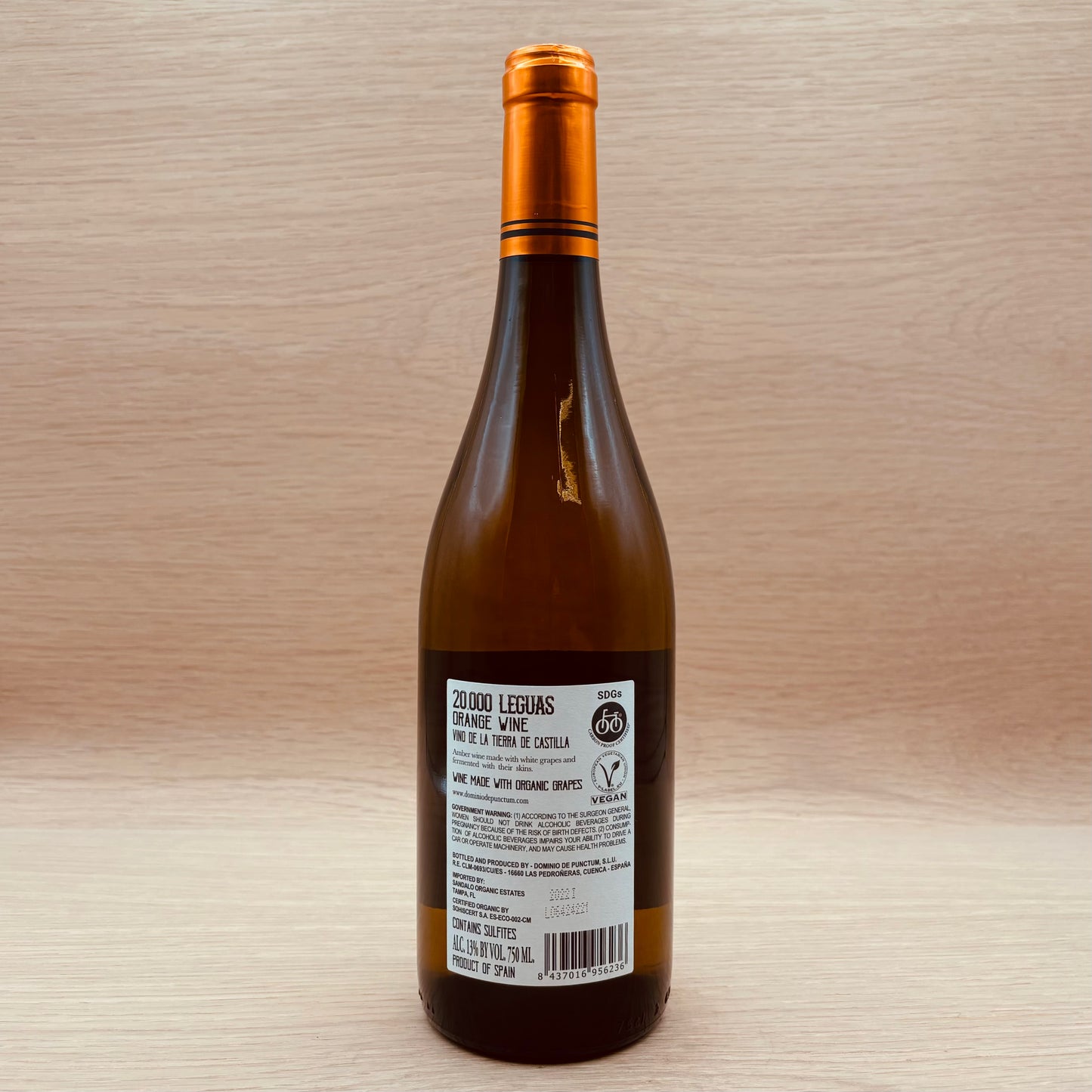 20,000 Leguas, "Skin Contact," Viño de la Tierra de Castilla, Spain, White blend, 2022