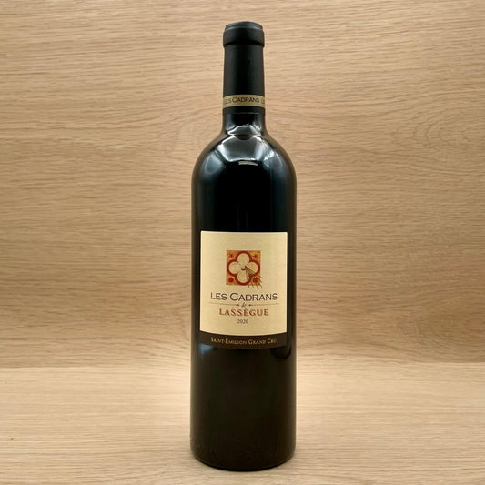 Les Cadrans de Lassegue, Saint Emilion Grand Cru, France, Merlot blend, 2022